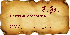 Bogdanu Zseraldin névjegykártya